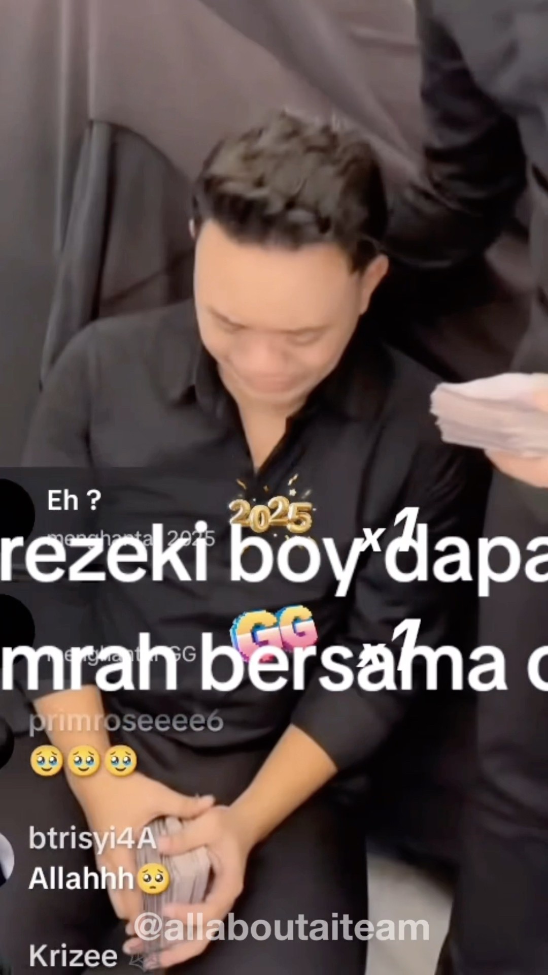 Boyyra Nangis Dapat Tunai Umrah Dari Cikna ? #aiboyyra #aiteam